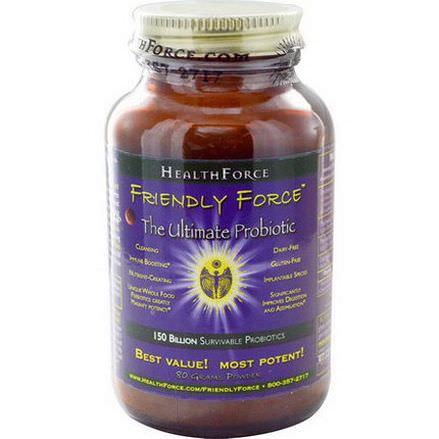 HealthForce Nutritionals, Friendly Force, The Ultimate Probiotic Powder, 80g