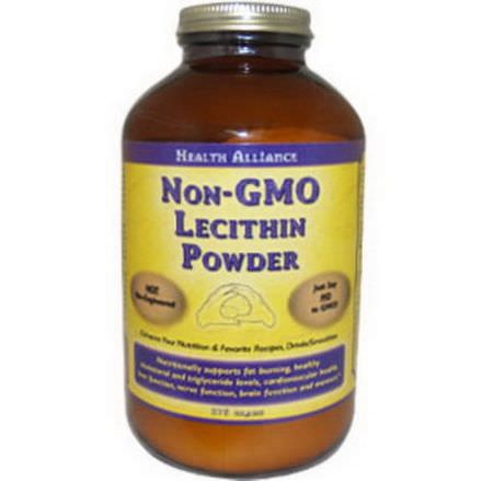 HealthForce Nutritionals, Non-GMO Lecithin Powder, 375g