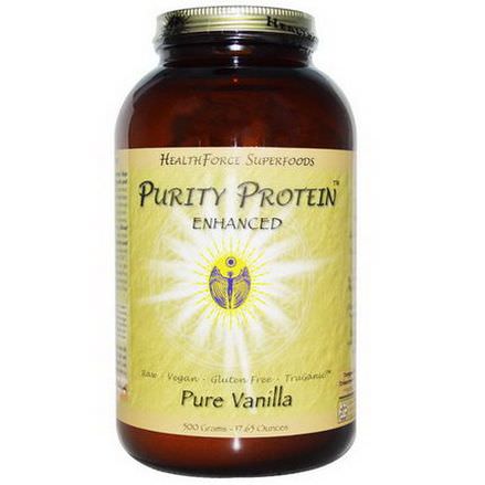 HealthForce Nutritionals, Purity Protein, Enhanced, Pure Vanilla 500g