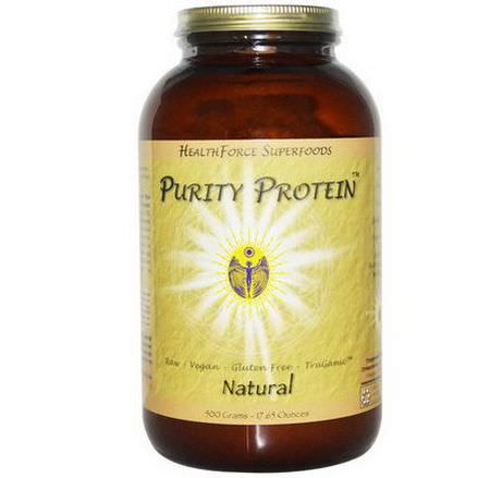 HealthForce Nutritionals, Purity Protein, Natural 500g