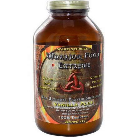 HealthForce Nutritionals, Warrior Food Extreme, The Ultimate Protein Supplement, Vanilla Plus, V 2.0, 250g Powder