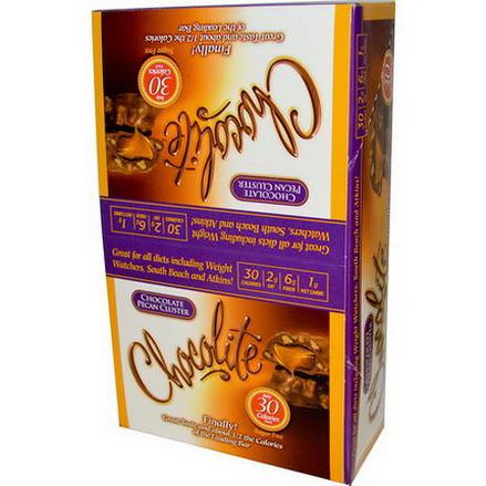 HealthSmart Foods, Inc. Chocolite, Chocolate Pecan Clusters 2-Piece Packs 24g Each