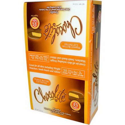 HealthSmart Foods, Inc. Chocolite, Peanut Butter Cup Patties 2-Piece Packs 24g Each