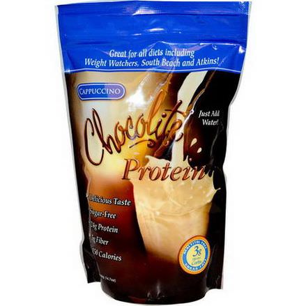 HealthSmart Foods, Inc. Chocolite Protein, Cappuccino 418g