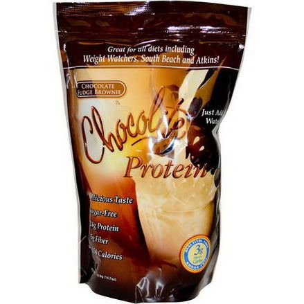 HealthSmart Foods, Inc. Chocolite Protein, Chocolate Fudge Brownie 418g