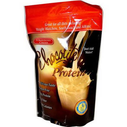 HealthSmart Foods, Inc. Chocolite Protein, Strawberry Cream 418g