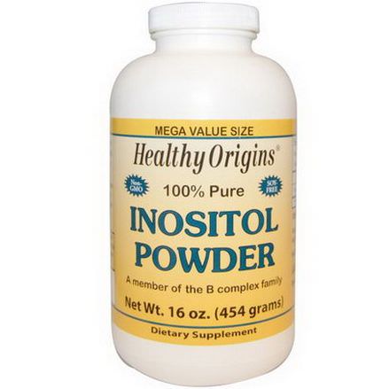 Healthy Origins, 100% Pure Inositol Powder 454g