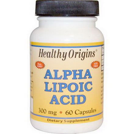 Healthy Origins, Alpha Lipoic Acid, 300mg, 60 Capsules