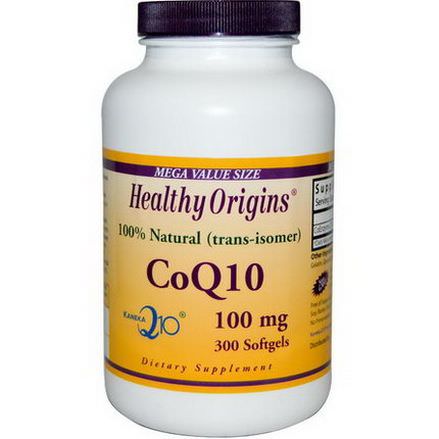 Healthy Origins Kaneka Q10, 100mg, 300 Softgels