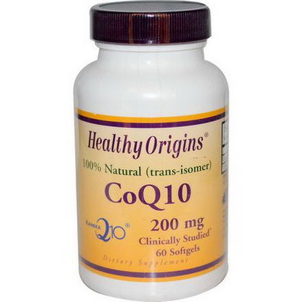 Healthy Origins Kaneka Q10, 200mg, 60 Softgels
