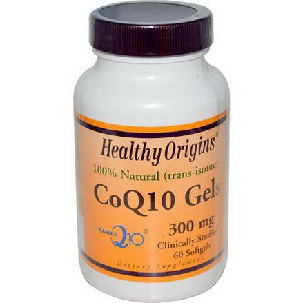 Healthy Origins, CoQ10 Kaneka Q10, 300mg, 60 Softgels