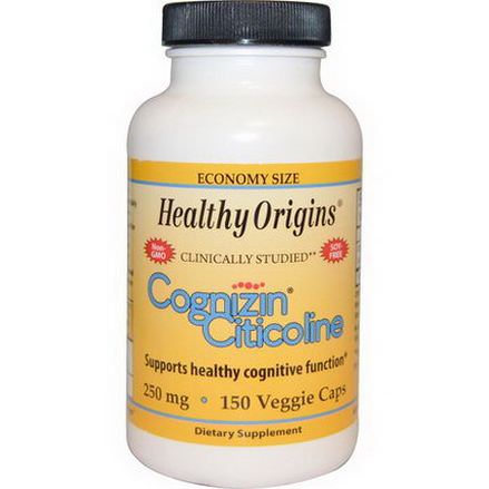 Healthy Origins, Cognizin Citicoline, 250mg, 150 Veggie Caps