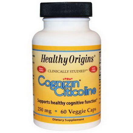 Healthy Origins, Cognizin Citicoline, 250mg, 60 Veggie Caps