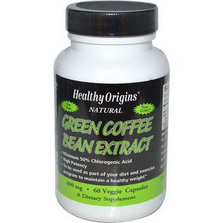 Healthy Origins, Green Coffee Bean Extract, 400mg, 60 Veggie Caps