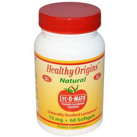 Healthy Origins, Lyc-O-Mato, Tomato Lycopene Complex, 15mg, 60 Softgels