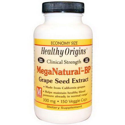 Healthy Origins, MegaNatural-BP Grape Seed Extract, 300mg, 150 Veggie Caps