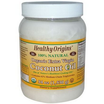 Healthy Origins, Organic Extra Virgin Coconut Oil 1,530g