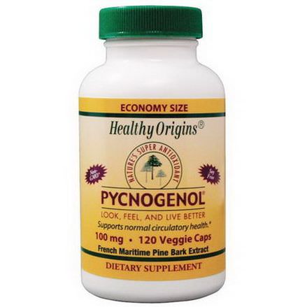 Healthy Origins, Pycnogenol, 100mg, 120 Veggie Caps