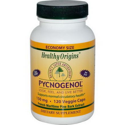 Healthy Origins, Pycnogenol, 150mg, 120 Veggie Caps