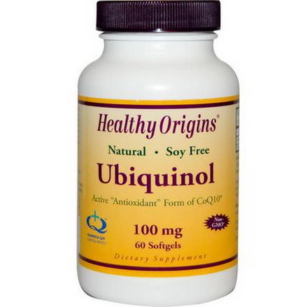 Healthy Origins, Ubiquinol, 100mg, 60 Softgels