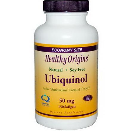 Healthy Origins, Ubiquinol, 50mg, 150 Softgels
