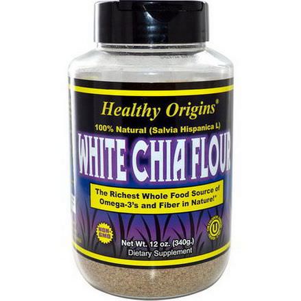 Healthy Origins, White Chia Flour 340g