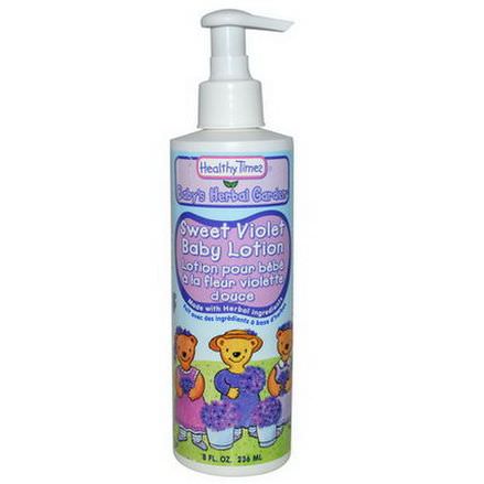 Healthy Times, Baby's Herbal Garden, Baby Lotion, Sweet Violet 236ml