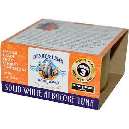 Henry&Lisa's, Solid White Albacore Tuna 141g