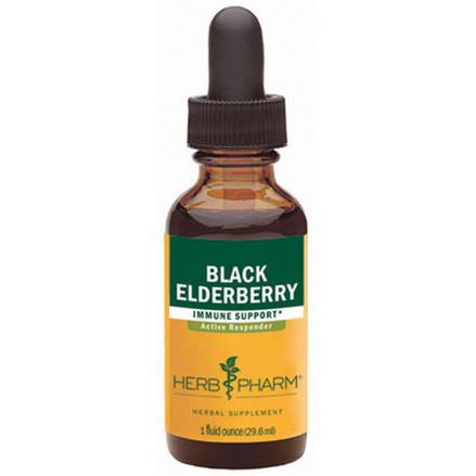 Herb Pharm, Black Elderberry, Immune Support 30ml