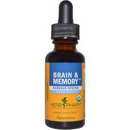 Herb Pharm, Brain&Memory, Nervous System 30ml