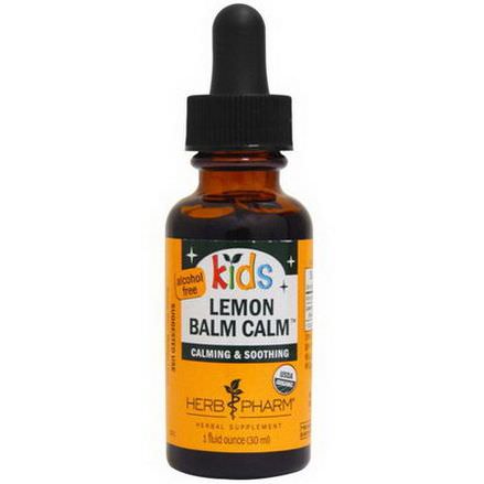 Herb Pharm, Kids Organic Lemon Balm Calm, Alcohol Free 30ml