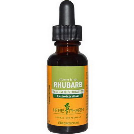 Herb Pharm, Rhubarb, Rhizome&Root 29.6ml