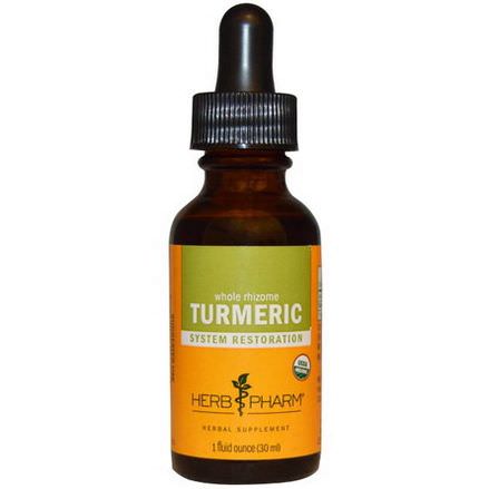 Herb Pharm, Whole Rhizome, Turmeric 30ml