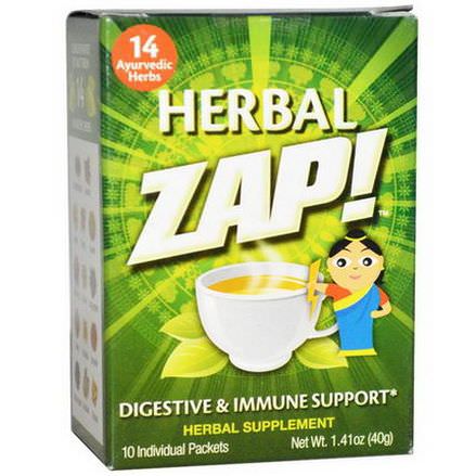 Herbal Zap, Digestive&Immune Support, 10 Packets 40g