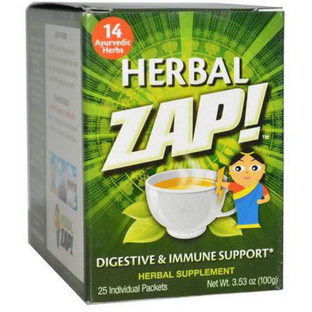 Herbal Zap, Digestive&Immune Support, 25 Packets 100g