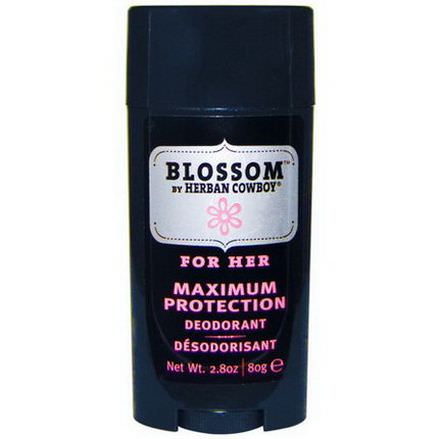 Herban Cowboy, Blossom, Maximum Protection Deodorant, For Her 80g