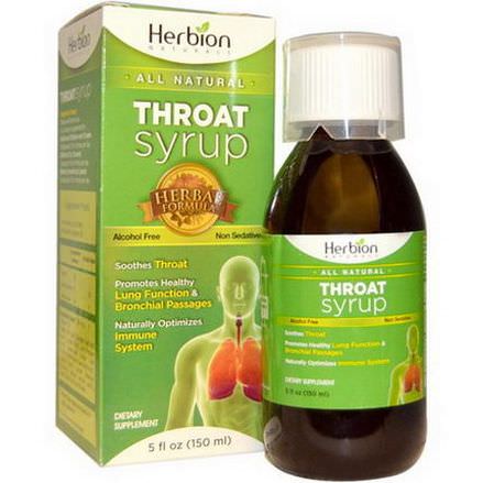 Herbion, Throat Syrup, Alcohol Free 150ml