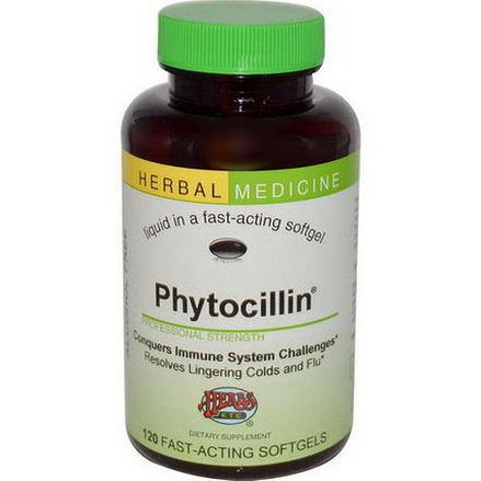 Herbs Etc. Phytocillin, Alcohol Free, 120 Fast-Acting Softgels