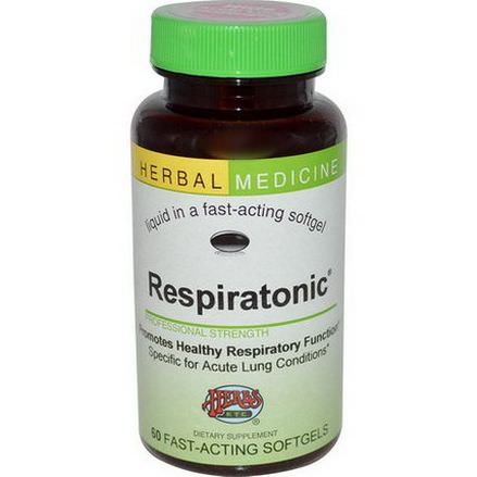 Herbs Etc. Respiratonic, Alcohol Free, 60 Fast-Acting Softgels