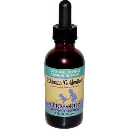 Herbs for Kids, Echinacea/GoldenRoot, Blackberry Flavor 59ml