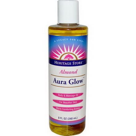 Heritage Products, Aura Glow, Almond 240ml