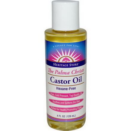 Heritage Products, Castor Oil, The Palma Christi 120ml