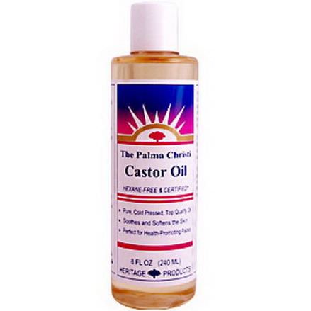 Heritage Products, The Palma Christi, Castor Oil 240ml