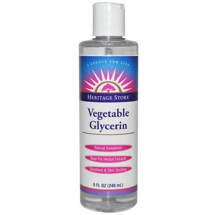 Heritage Products, Vegetable Glycerin 240ml