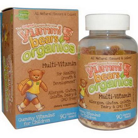 Hero Nutritional Products, Yummi Bears Organics, Multi-Vitamin, 90 Gummy Bears