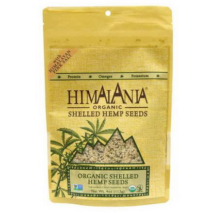 Himalania, Organic Shelled Hemp Seeds with Himalayan Pink Salt 113g