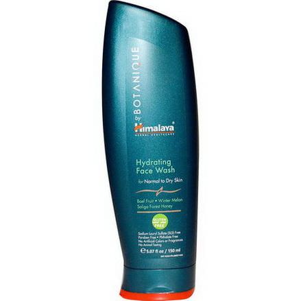 Himalaya Herbal Healthcare, Botanique, Hydrating Face Wash, For Normal To Dry Skin 150ml