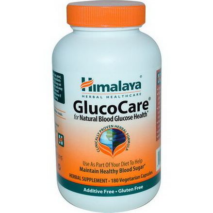 Himalaya Herbal Healthcare, GlucoCare, 180 Veggie Caps