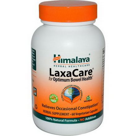 Himalaya Herbal Healthcare, LaxaCare, 60 Veggie Caps