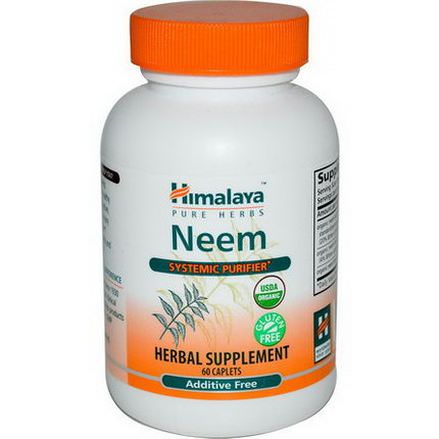 Himalaya Herbal Healthcare, Neem, Systemic Purifier, 60 Caplets